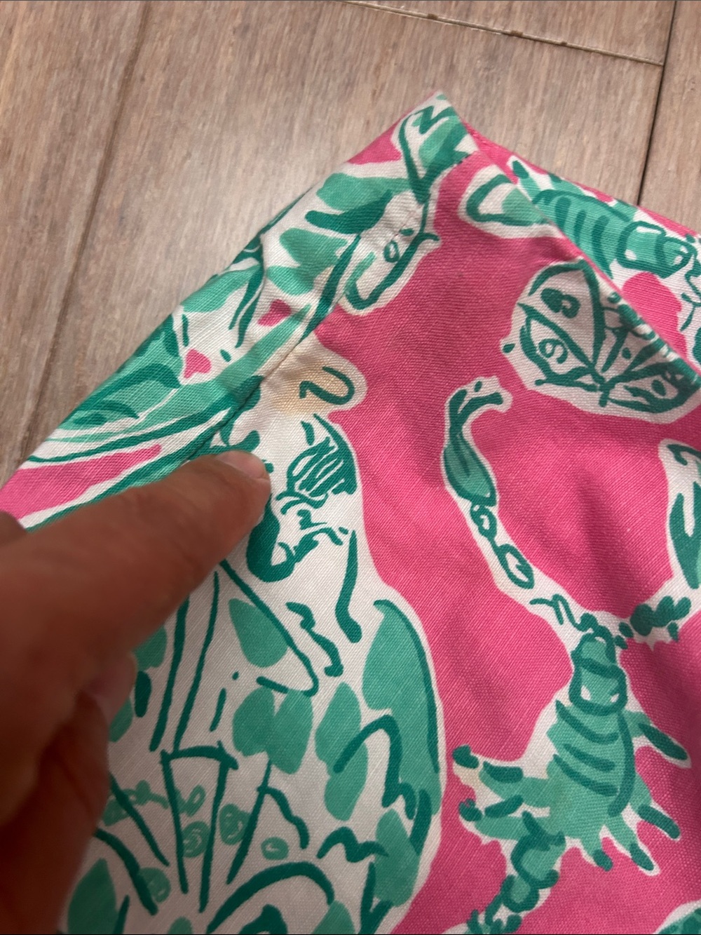 Lilly Pulitzer scorpion bowl printed crop cotton blend pants size 10 - Picture 12 of 16